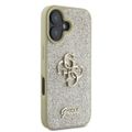 Puzdro Guess pre iPhone 16 6,1" GUHCP16SHG4SGD zlaté tvrdé puzdro Fixed Glitter Big 4G
