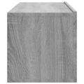 vidaXL Nástenné TV skrinky 4 ks sivý dub sonoma 100x30x30 cm