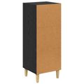 vidaXL Servírovacia skriňa Čierny dub 34,5 x 32,5 x 90 cm