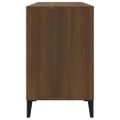 vidaXL Botník hnedý dub 102x36x60 cm spracované drevo