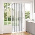 vidaXL Záves proti hmyzu z chenille Šedý a biely 90 x 220 cm 100% PP