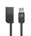 Remax AA-7089 RC-088m Linyo dátovy kábel micro USB, čierna