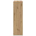 vidaXL Rozdeľovacia knižnica dub artisan 69,5x29x103,5 cm kompoz.drevo