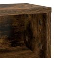 vidaXL Roh na skladovanie CD 2 ks Dymový dub 40 x 17 x 17 cm