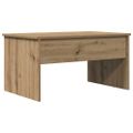 vidaXL Konferenčný stolík dub artisan 80x50,5x41,5 cm kompozitné drevo