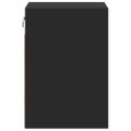 vidaXL TV nástenné skrinky s LED svetlami 2 ks čierne 41x31x45 cm