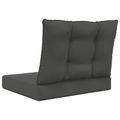 vidaXL Vankúš na vonkajšiu pohovku Polyester Antracitová 60 x 50,5 cm