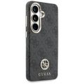 Puzdro Guess 4G Rhinestone Round Logo MagSafe pre Samsung Galaxy S26 čierne