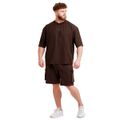 Tričko Oversized Unstoppable Brown - GymBeam, veľkosť M, veľkosť oblečenia M