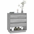 vidaXL Komoda sivá sonoma 70x41x75 cm spracované drevo