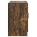 vidaXL Servírovacia skriňa Dymový dub 89 x 34,5 x 57 cm