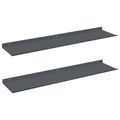 vidaXL Závesná polica 2 ks Antracit 80 x 18 x 2,5 cm Oceľ