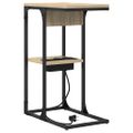 vidaXL Nočný stolík Sonoma dub 41,5 x 26 x 60,5 cm Kompozitné drevo