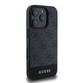 Puzdro Guess pre iPhone 16 Pro Max 6,9" GUHCP16XG4GLGR sivé hardcase 4G Bottom Stripe