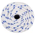 vidaXL Lodné lano biele 18 mm 25 m polypropylén