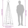vidaXL LED vianočný stromček 200 LED studená biela 180 cm