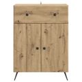 vidaXL Servírovacia skriňa Dub artisan 66 x 34,5 x 90 cm