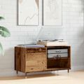 vidaXL Skrinka na platne, staré drevo 84,5x38x48 cm, kompozitné drevo
