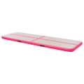 vidaXL Nafukovacia žinenka s pumpou 500x100x10 cm PVC ružová