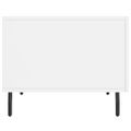 vidaXL Konferenčné stolíky 2 ks biele 50x50x40 cm kompozitné drevo