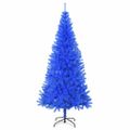 vidaXL Vianočný stromček Modrá 180 cm PVC