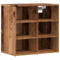 vidaXL Skrinky na topánky 2 ks Old Wood 52x30x50 cm