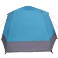 vidaXL Kempingový stan Chata Modrá 420 x 420 x 227 cm Polyester