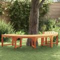 vidaXL Stromová lavička 4 -Seater 210 x 80 x 45 cm Prírodná