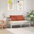 vidaXL Poduška na chrbát Červenooranžová 120 x 50 cm Kordúrová tkanina