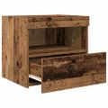 vidaXL Nočný stolík 2 ks Staré drevo 50 x 40 x 45 cm Kompozitné drevo