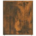 vidaXL TV skrinka dymový dub 100x35x40 cm spracované drevo