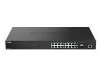 D-Link DMS-1250-18 - Prepínač - L2+ - inteligentný - 18 x 10/100/1000/2.5G + 2 x 10 Gigabit SFP+ - desktop