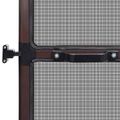 vidaXL Hinged Hmyzová sieť Hnedá a čierna 100 x 215 cm