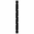 vidaXL Nohy konferenčného stolíka v tvare U, 2 ks, čierne, 60 x (42-43) cm, oceľové