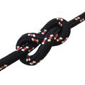 vidaXL Lano na čln 6 mm 5 m Čierna a červená