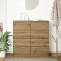 VidaXL Príborník Artisan Dub 100x35x99 cm Engineered Wood