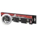 Matné kolieska NILS Extreme PU 90x24 82A s ložiskami ABEC 9, biele, 4 ks