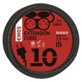 Rozšírený kábel EMOS P0601 spojka 10 m / 2 zásuvky / čierna / gumový / 230 V / 1,5 mm²