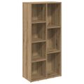 vidaXL Knižnica dub artisan 50x25x104 cm