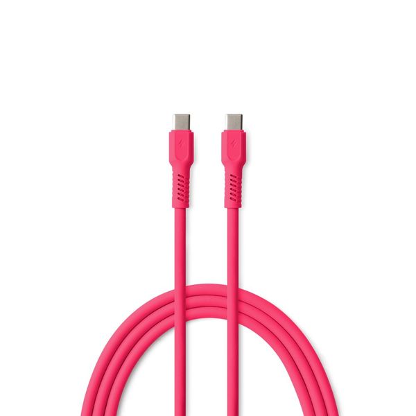 Kábel COLORUM USB-C - USB-C 1,8 m 3A CK60-CC-02 xMagenta