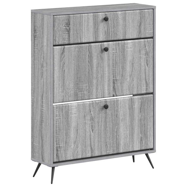 vidaXL Skriňa na topánky BREDA 78 x 24 x 103 cm Kompozitné drevo