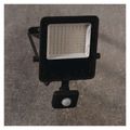 LED reflektor VISIO s pohybovým čidlom, 50 W, neutrálna biela, čierný