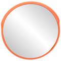 Konvexné dopravné zrkadlo, PC plast, oranžové 60 cm, do exteriéru
