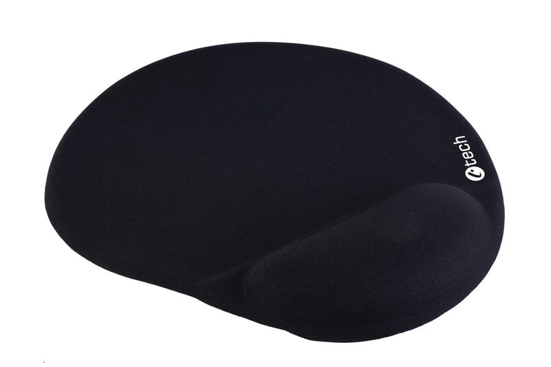 Podložka pod myš gélová C-TECH MPG-03, čierna, 240x220mm
