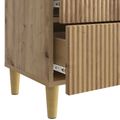 vidaXL Nočný stolík Dub artisan 62 x 34,5 x 48 cm Kompozitné drevo