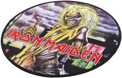Iron Maiden herná podložka pod myš/ model 1/ 30 cm Podložka pod myš, herná, 300mm, černo-červená