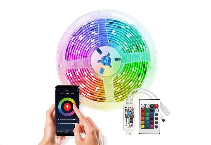 LED pásek Solight WM57 RGB Smart Wifi 5 m
