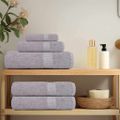 vidaXL Utierky na ruky FROGN 4 ks sivé 50x100 cm 360 g/m²