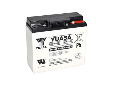 Batéria YUASA REC22-12I (12V, 22Ah, cyklická)