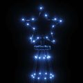 vidaXL Vianočný stromček, kužeľ 310 LED, modré svetlo 100x300 cm